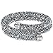SWAROVSKI Crystaldust Bangle Double (Grey Large)