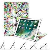 Fintie iPad Pro 12.9 Case - [Multiple Secure Angles] Slim Shell Magnetic Kickstand Cover with Auto Sleep / Wake Feature for Apple iPad Pro 12.9 (1st Gen 2015) / iPad Pro 12.9 (2nd Gen 2017), Love Tree