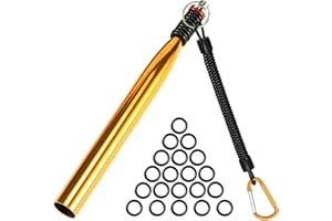 PIYIENR Wacky Rig Tool Wacky O-Rings for Wacky Rigging Soft Plastic Worms, Wacky Rigging Tool Fishing Bait Rigs, Wacky Worm Tool Silicone O Rings for Rubber Fishing Worms for Bass Fishing Wacky or Neko Rig