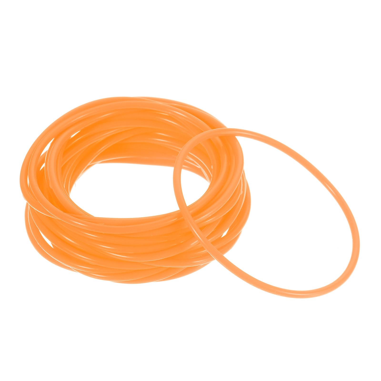 PATIKIL Silicone Jelly Bracelets, 60 Pack Rainbow Glow Rubber Bracelets 80s Neon Stretchy Wristband for Party Favor Adults Teen Sports Team Games, Orange