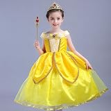Vicloon Princess Dress Up 2Pcs Elsa Crown Wand Gift Set Pink Yellow view 7