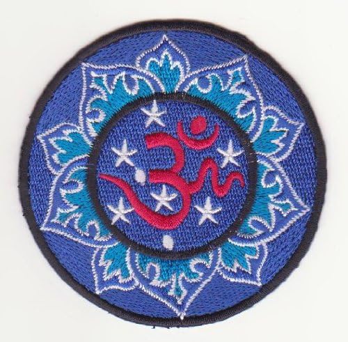 Om Mantra Nepal Symbol Embroidered Iron on Patch L14