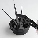 VARHHUXHA 10 Pcs Hair Dye Kit with Brush Bowl Gloves Clips Apron Ear Covers view 3