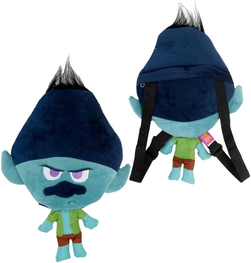 Trolls Branch Shaped Soft Backpack, Multicolour