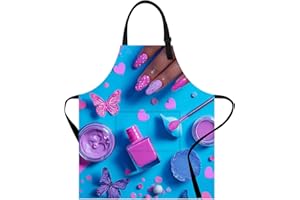 THISFIND Apron Home Kitchen Cooking Baking Gardening for Women Men with Pockets waterproof 32x28 inch