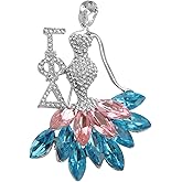 CENWA Sorority Brooch Pin Jewelry Gift Sisterhood Gift for Her