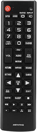 Agatige Reemplazo Universal del Controlador de Control Remoto Multifuncin para Smart TV Home Cinema para 42LD550 47LD650UA