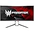 Acer Predator Gaming X34 Pbmiphzx Curved 34" UltraWide QHD Monitor with NVIDIA G-SYNC Technology (Display Port & HDMI Port)