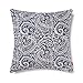 baibu Paisley Cushion Cover, Decorative Throw Pillow Cushions Covers Sham Cushion Case 1PC (Navy Blue, 18