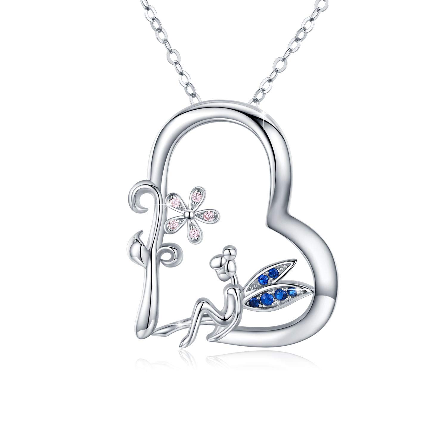 CUOKA MIRACLE Girls Hoop Earrings 925 Sterling Silver Fairy Earrings for Kids Women Hoop Earrings Angel Elf Earrings Jewellery Mother's Day Gifts