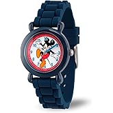 Disney Mickey Mouse Kids' Plastic Time Teacher Analog Quartz Silicone Strap Watch
