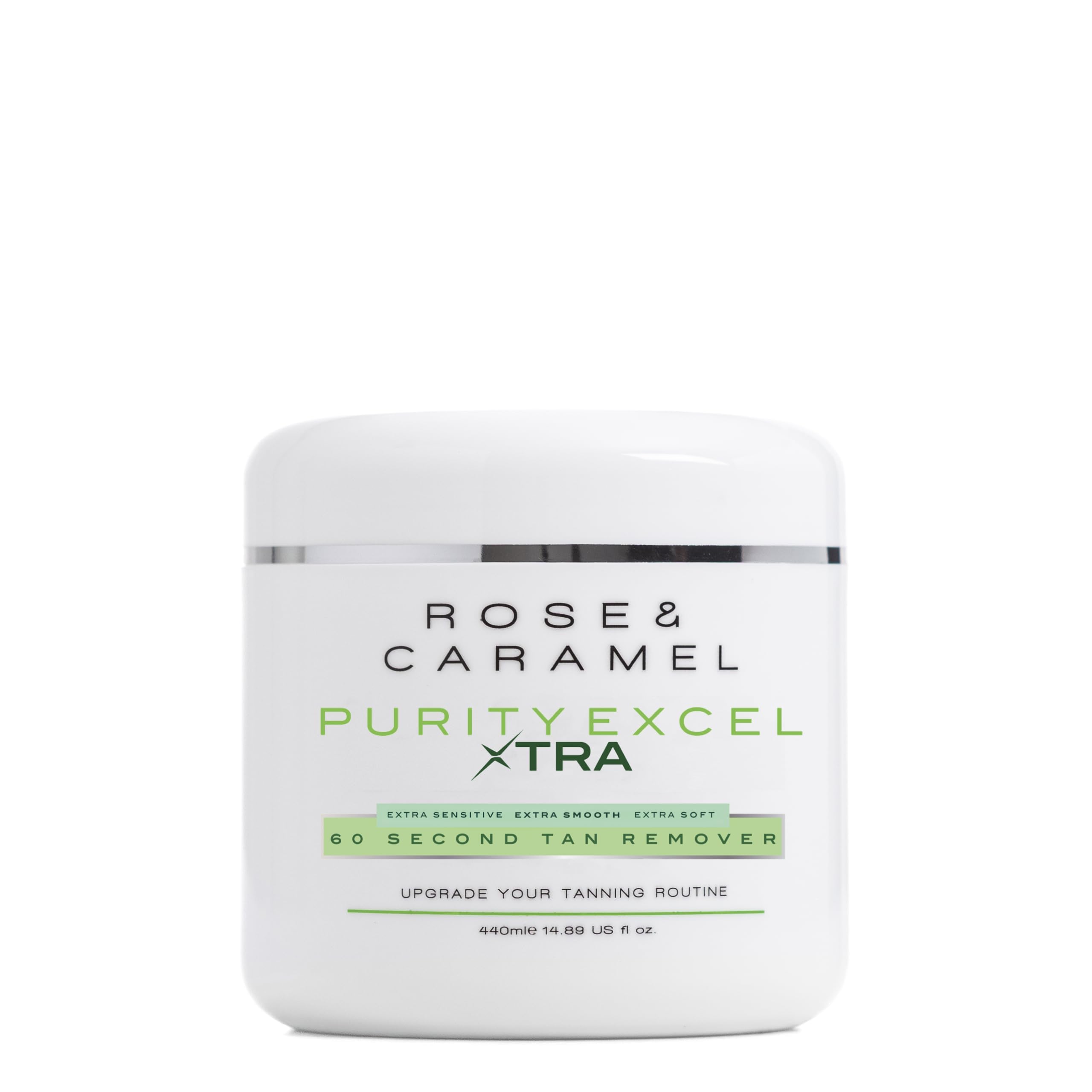 Rose & Caramel Purity Excel Xtra, 60 Second Tan Remover, Extra Sensitive, Extra Smooth, Extra Soft 440ml