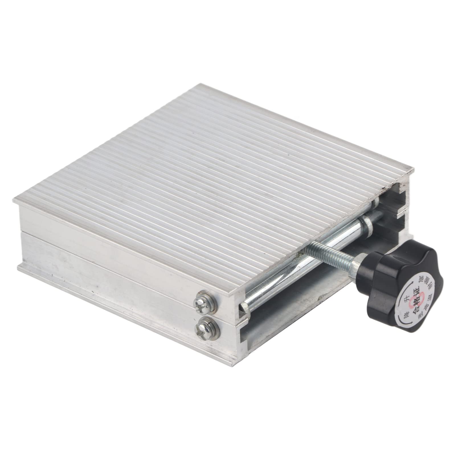 ViaGasaFamido 100x100mm Laboratory Lifting Table Manual Height Adjustment Aluminum Alloy Lab Platform Stand with Precise Fine-tuning for Lab Equipment