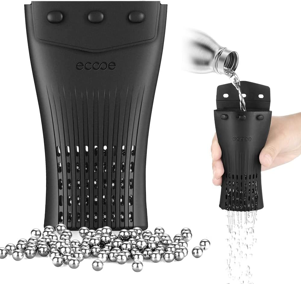 ecooe 1200 Stainless Steel Cleaning Beads with Silicone Storage Bag