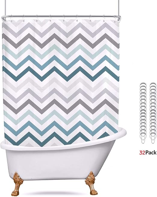 Amazon Com Riyidecor Clawfoot Tub Shower Curtain Panel 180x70
