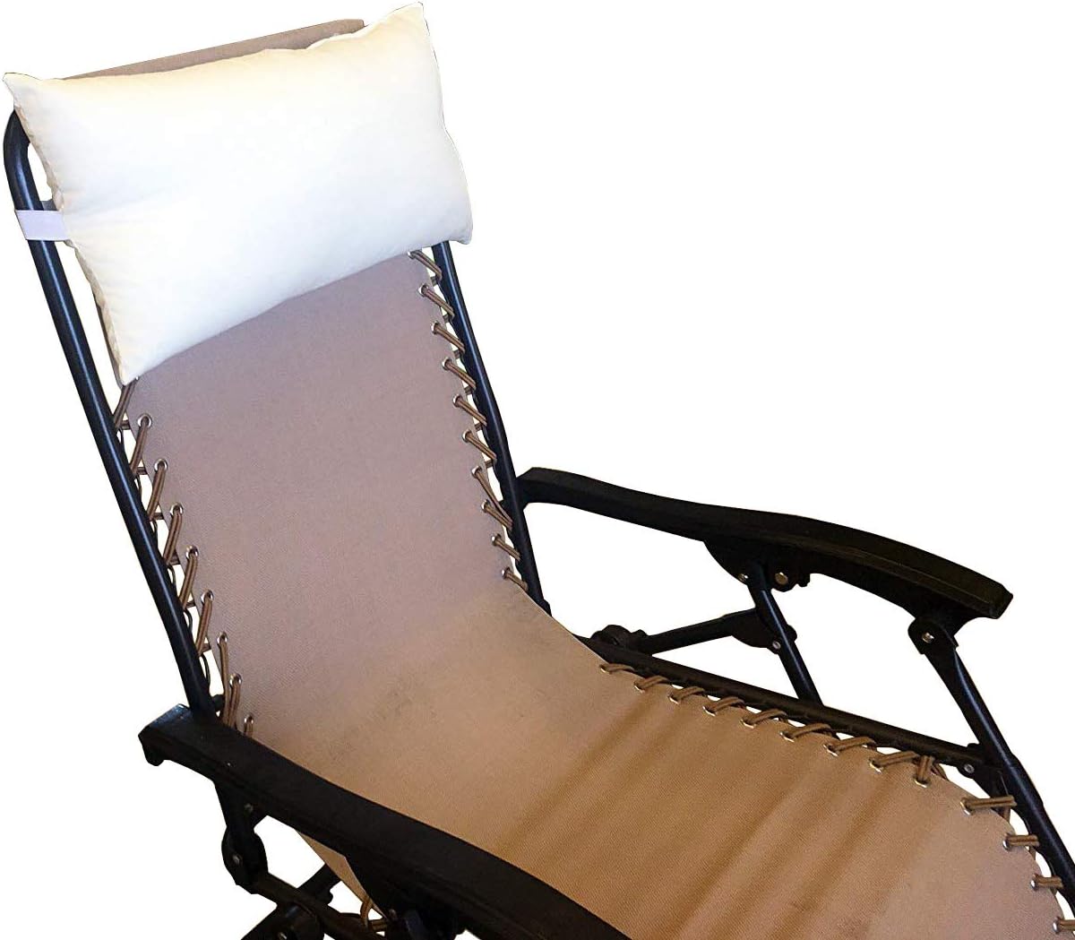 Lancashire Bedding Sun Lounger Cushion 190x60 cm Polycotton Comfy Recliner Garden Chair Pad with Elasticated Straps, Durable Outdoor Sunbed Replacement Cushion (Navy Blue, Pack of 2)