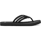 Sanuk Women's Yoga Sandy | Yoga Mat Footbed | Flip Flops for Women | Yoga Sandals For Women