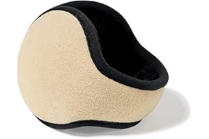 MOCOFO Classic Fleece Ear Muffs - Collapsible Behind-The-Head Winter Ear Warmers for Women and Men