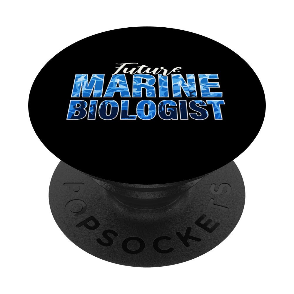 Future Marine Biologist Kids Girls Youth Boys PopSockets Swappable PopGrip