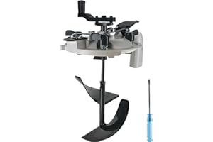 MASTER AIRBRUSH Master Elite Paint Can Mixing Lid & Pouring Spout, 1 Gallon Size - Mix Blade for Easy, Mess-Free Stirring, Pouring, Storing - Pistol Grip Handle, Stir with Hand Crank, Drill, Paint Mixing Machine