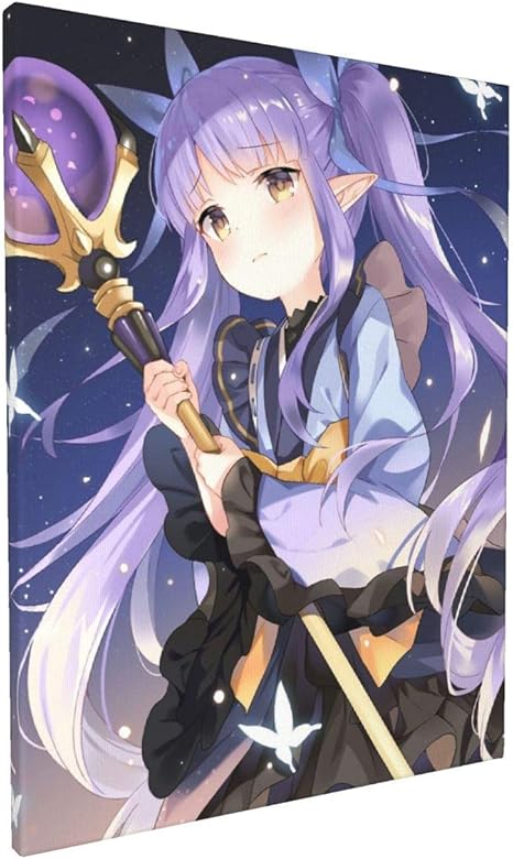 Amazon アートパネル プリンセスコネクト リダイブ キョウカ フレーム装飾画 アートフレーム バンクシー 壁の絵 壁掛け 壁アート 部屋飾り 背景 壁紙 完成品 流行 ブーム 30cm 40cm ウォールステッカー オンライン通販