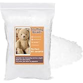 Hssugi 10.6oz Weighted Stuffing Beads, Poly Pellets Stuffed Beads | Poly Pellets Weighted Stuffing Beads, Plastic Stuffed Beads for Crafts, Filling Cloth Art DIY, Stuffed Beanbag Crafts