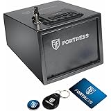Fortress Quick Access Pistol Safe with RFID, Black