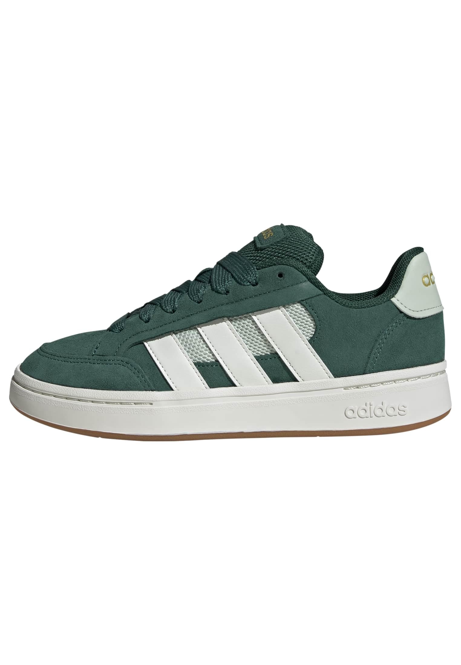 adidas Women's Grand Court Alpha, Collegiate Green/Off White/Linen Green, 11 Image