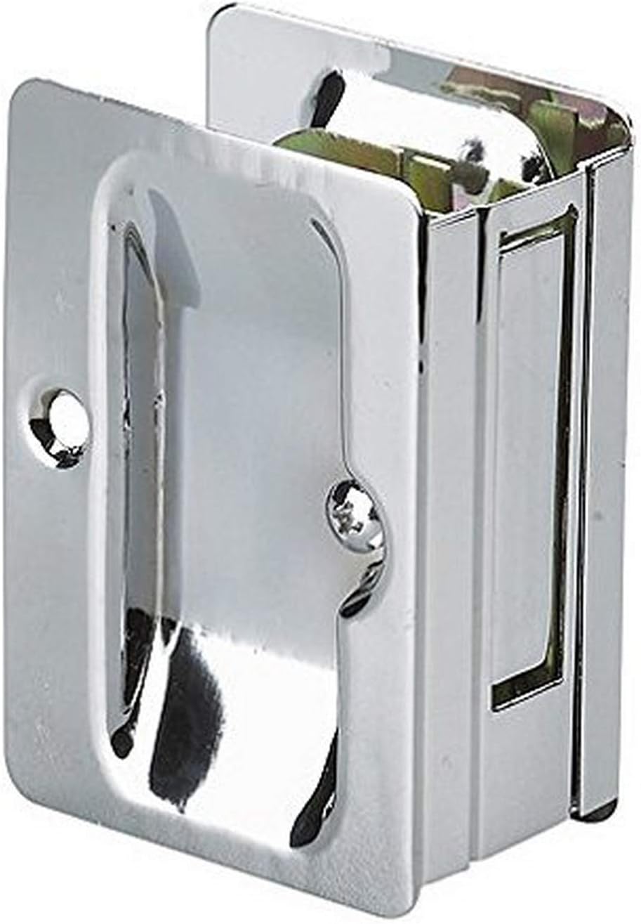 Onward 1700CPSBC Pocket Door Pull with Passage Lock Rectangular
