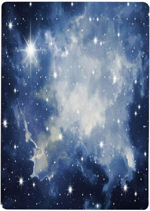 Amazon 壁紙 絵画風ポスター はがせるシール式 星座 夜空天体イメージ星の霧の青い銀河 ダークブルーライトブルーホワイト50x80cm 風景 いろいろ ウォールステッカー オンライン通販
