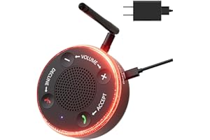 GENERTURBO Cell Phone Ringer Amplifier & Flasher 164ft Bluetooth Range, 116dB External ringer for cell phone with Big Buttons for Call Answer, Hearing amplifiers for Seniors & Hearing Impaired, iOS/Android