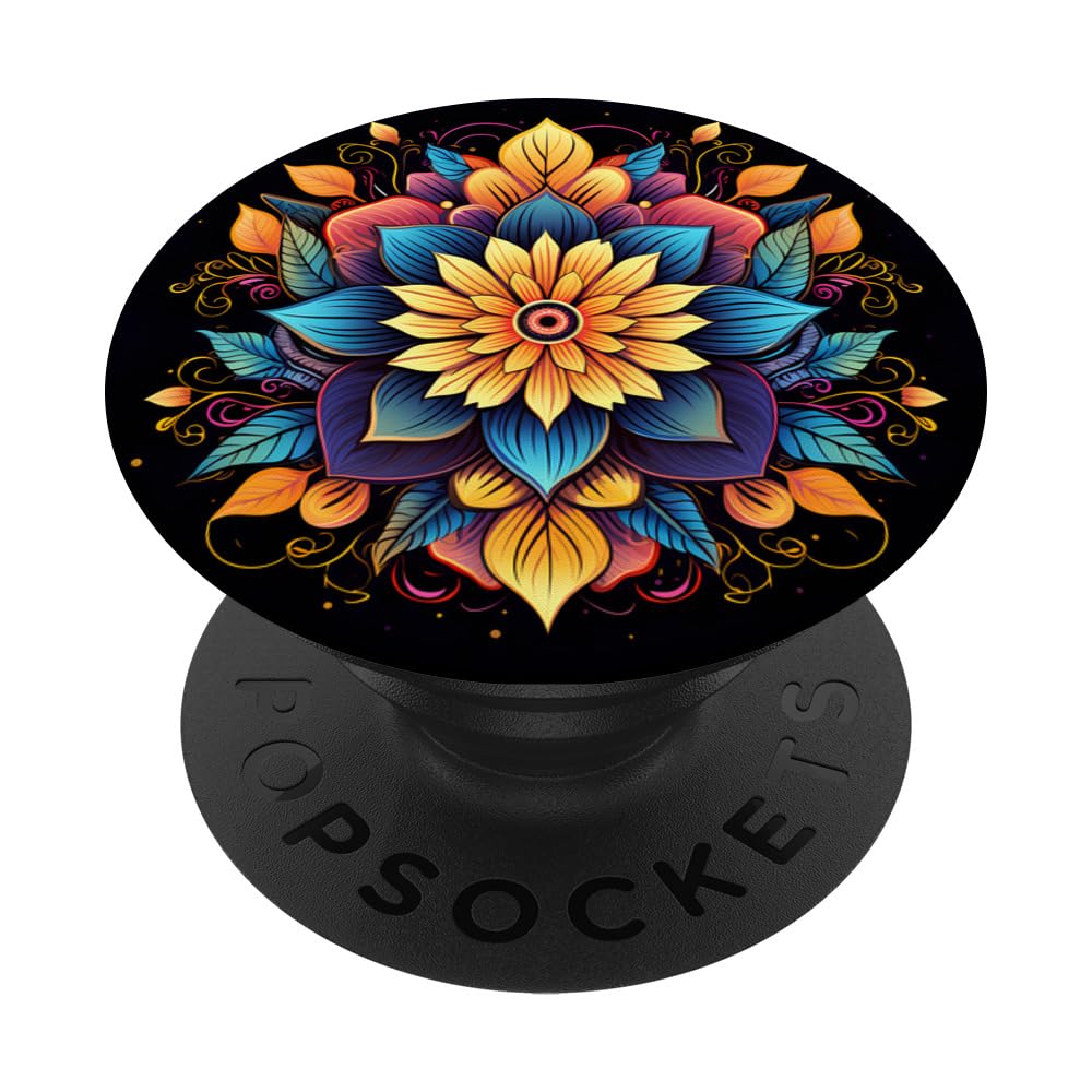 Flowers Bouquet Floral Pattern PopSockets Swappable PopGrip