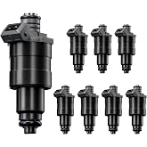 E-SHIN Fuel Injectors RL030778AB FJ682 8 PCS | Compatible with 1996-1999 Dodge B1500 B2500 B3500 Ram 1500 2500 3500 Dakota Durango 1997-1998 Jeep Grand Cherokee V8 5.2L5.9L