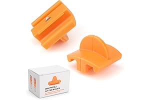 PROSOCOOL 157400-1001 Paper Cutter Blades Replacement for Fiskars Paper Trimmer TripleTrack High Profile Blades, Portable Paper Cutter Style I Blade 1968701005 for Cutting and Scoring- 2 Pack