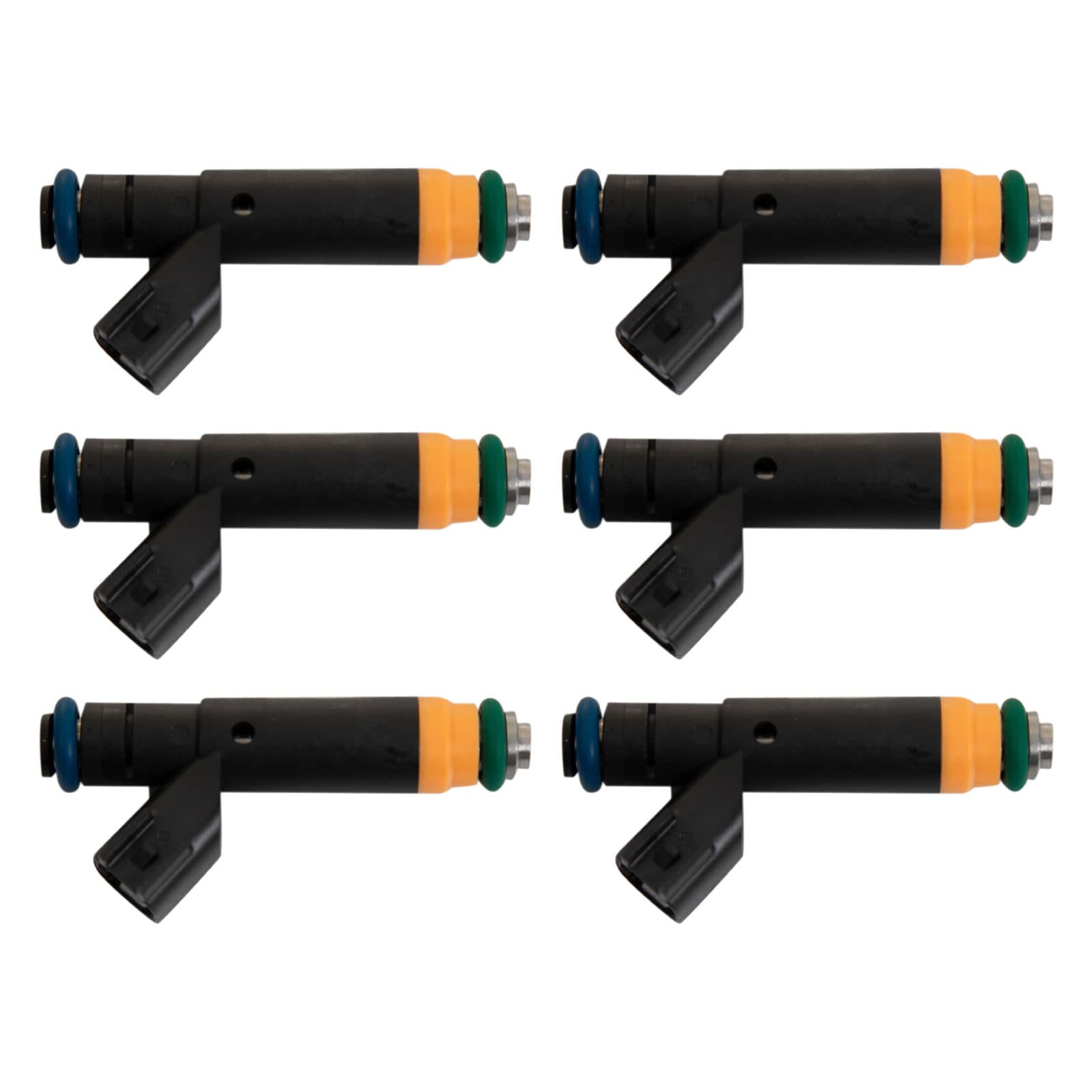 TRQ Fuel Injector Set Compatible with 2003 Ford E-150 E-150 Club Wagon 1999-2002 E-150 Econoline E-150 Econoline Club Wagon E-250 E-250 Econoline 1999-2003 F-150 2004 F-150 Heritage