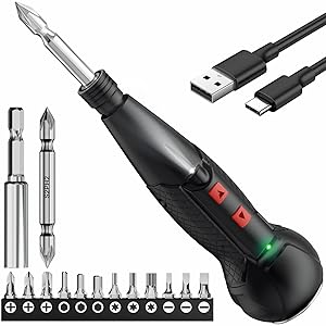 AAL 電動ドライバー 小型 携帯 手持ち Type-C USB充電式