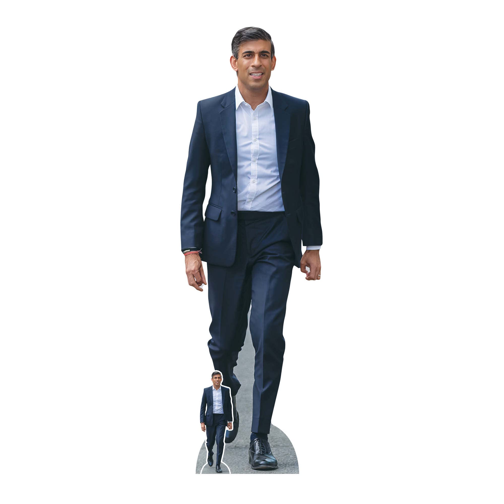 STAR CUTOUTS Rishi Sunak Conservative Prime Minister Lifesize Cardboard Cutout With Mini Politician