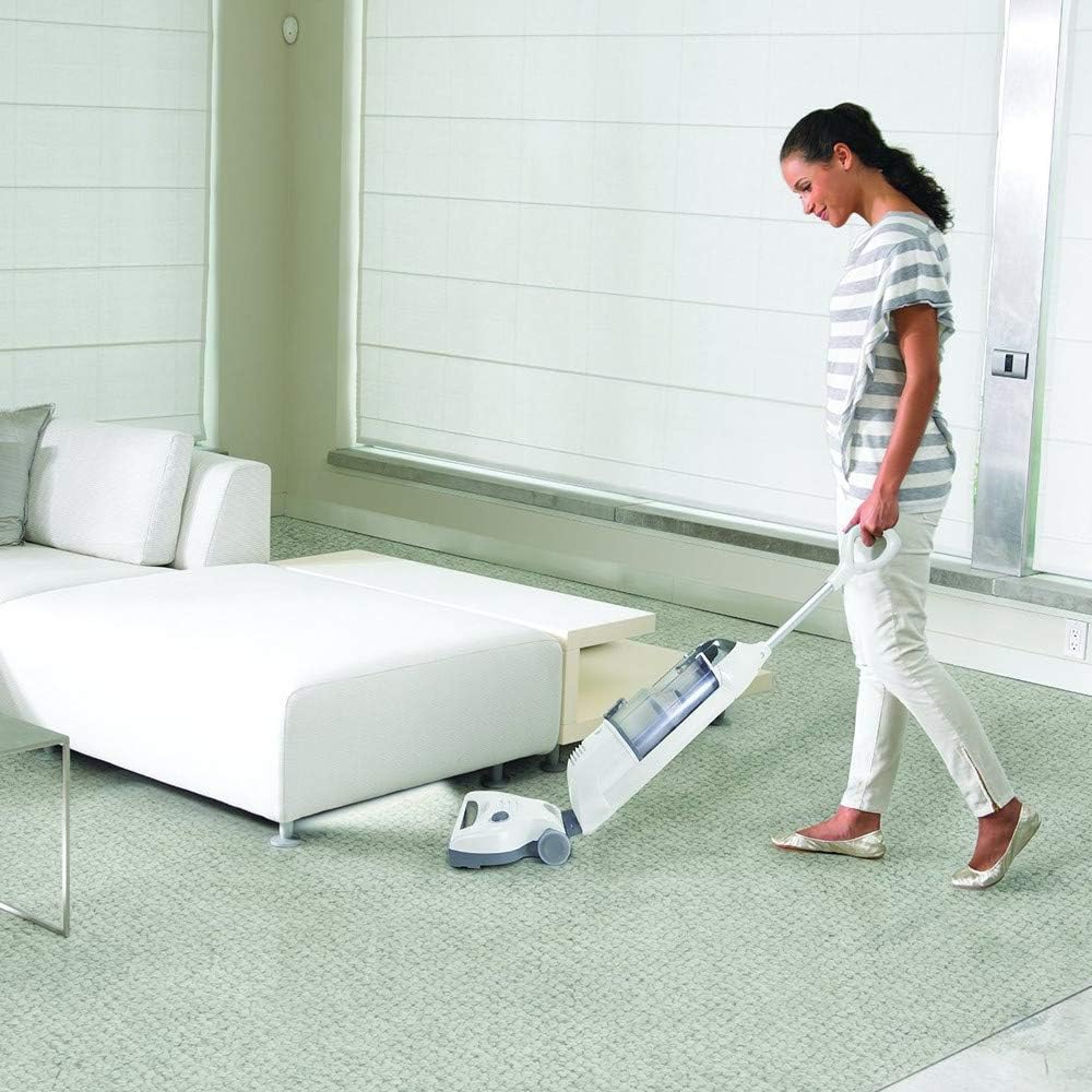 Shark Navigator Freestyle Upright Stick Cordless Bagless Vacuum for Carpet, Hard Floor and Pet with XL Dust Cup and 2-Speed Brushroll (SV1106), White/Grey - Household Upright Vacuums
