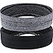 TecUnite 2 Pieces Sports Headband Sweatband Non Slip, Stretch and Moisture Wicking Men and Women Elastic Sports Head Bands for Yoga, Running, Cycling, Tennis, Working Out