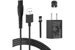 GSOJARU 5V UL Charger for Philips Norelco OneBlade 360 2000 Series QP2724 X3001 X3052, Replacement Power Cord for QP2834 MG7910 MG9525 QP6542 MG5910 3000 5000 7000 9000 i9000 Series Shaver Razor