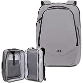 Knack Small Series 2 Laptop Backpack Fits up to 16 Inch Laptops - Knack Bags Carry-On Backpack, TSA Approved, Expandable Travel Backpacks With 2 Day Outfit Capacity, Alloy Gray