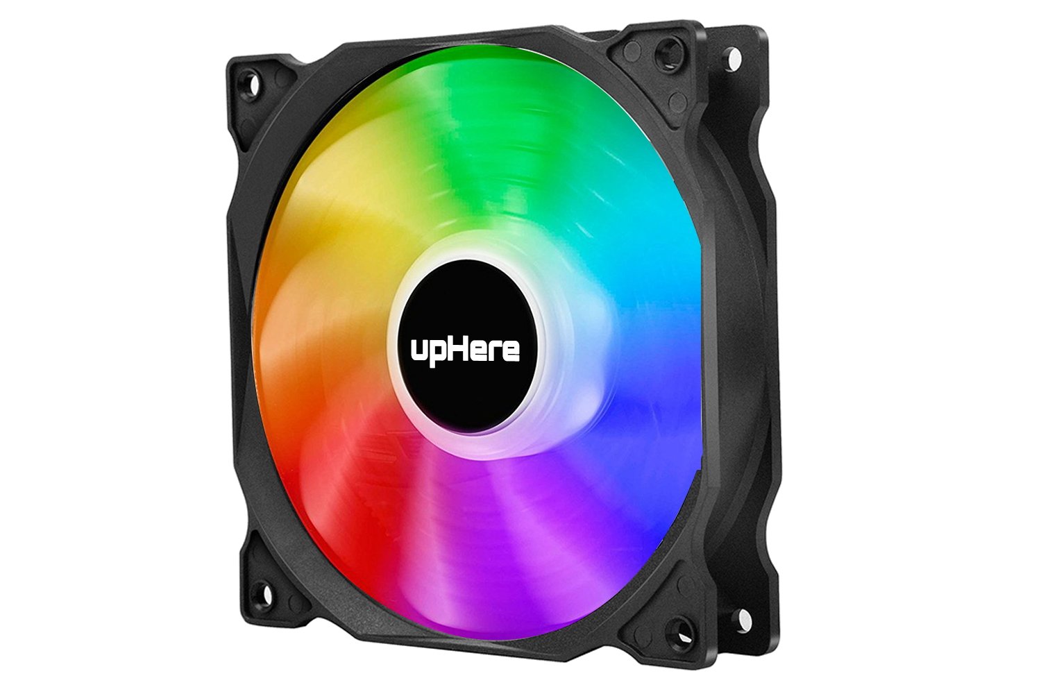 upHere Wireless RGB LED 120mm Case Fan,Quiet Edition High Airflow