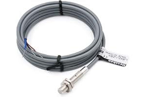 Heschen M6 Inductive Proximity Sensor Switch Shield Type LJ6A3-1-Z/BX Detector 1mm 10-30VDC 150mA NPN Normally Open(NO) 3 Wir