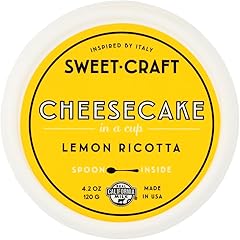Sweet Craft, Cup Cheesecake Lemon Ricotta, 4.2 Ounce