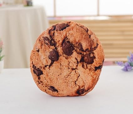 Skyseen 3d Simulation Chocolate Chip Cookie Pillow Soft Food Plush