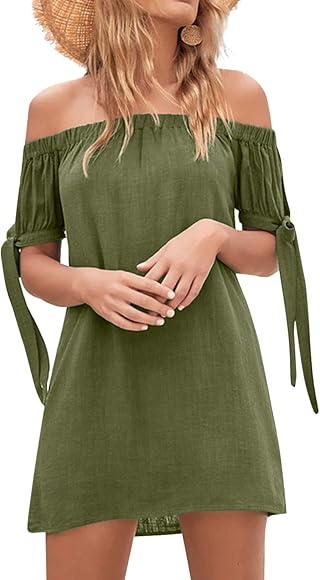 off the shoulder summer dresses uk