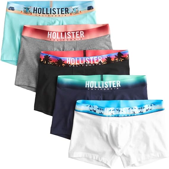 Amazon ホリスター メンズ ボクサーパンツ ５枚セット 箱入り Classic Trunk 5 Pack 並行輸入品 ボクサー 通販
