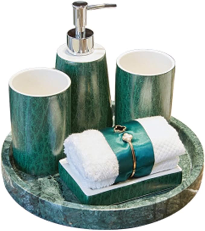 ZYFCC Juego Completo de Accesorios de baño de cerámica, de Accesorios