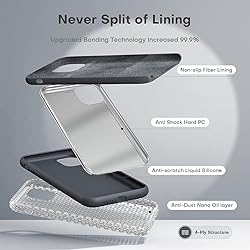 TOCOL for iPhone 11 Case, Slim Silicone Case for