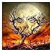 VKTECH Halloween Tree Full Drill 5D DIY Diamond Painting Kit Round Rhinestone Embroidery Cross Stitch Craft Best Gift Room Decor 12x12 inch